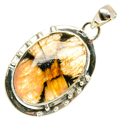 Chiastolite Pendants handcrafted by Ana Silver Co - PD29594 - Photo 2