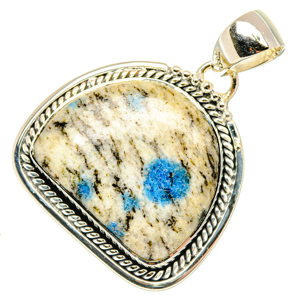 K2 Blue Azurite Pendants handcrafted by Ana Silver Co - PD29596 - Photo 2