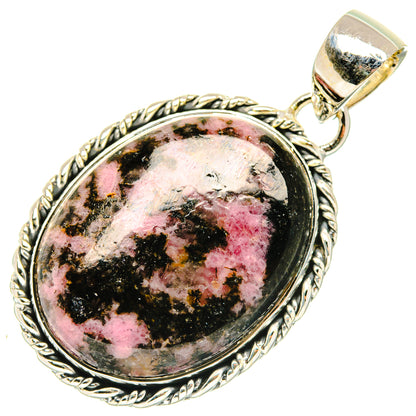 Rhodonite Pendants handcrafted by Ana Silver Co - PD29602 - Photo 2
