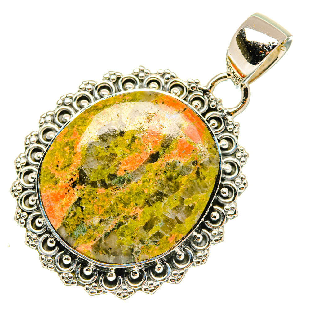 Unakite Pendants handcrafted by Ana Silver Co - PD29605 - Photo 2