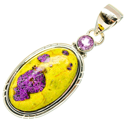 Atlantisite, Amethyst Pendants handcrafted by Ana Silver Co - PD29610 - Photo 2