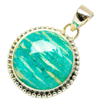 Amazonite Pendants handcrafted by Ana Silver Co - PD29616 - Photo 2