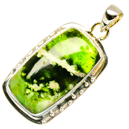 Australian Green Opal Pendants handcrafted by Ana Silver Co - PD29627 - Photo 2