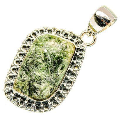 Green Fuchsite Pendants handcrafted by Ana Silver Co - PD29633 - Photo 2