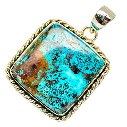 Shattuckite Pendants handcrafted by Ana Silver Co - PD29640 - Photo 2