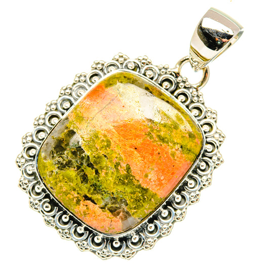 Unakite Pendants handcrafted by Ana Silver Co - PD29641 - Photo 2
