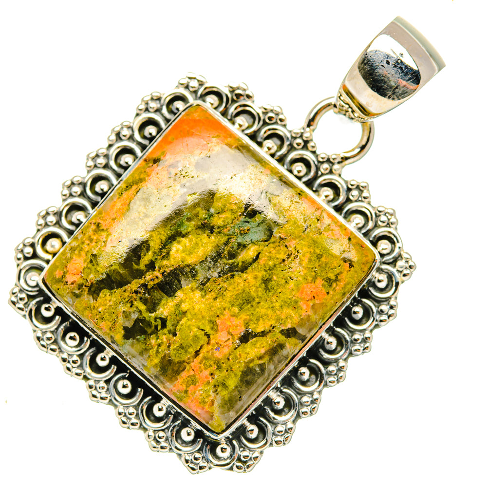 Unakite Pendants handcrafted by Ana Silver Co - PD29642 - Photo 2
