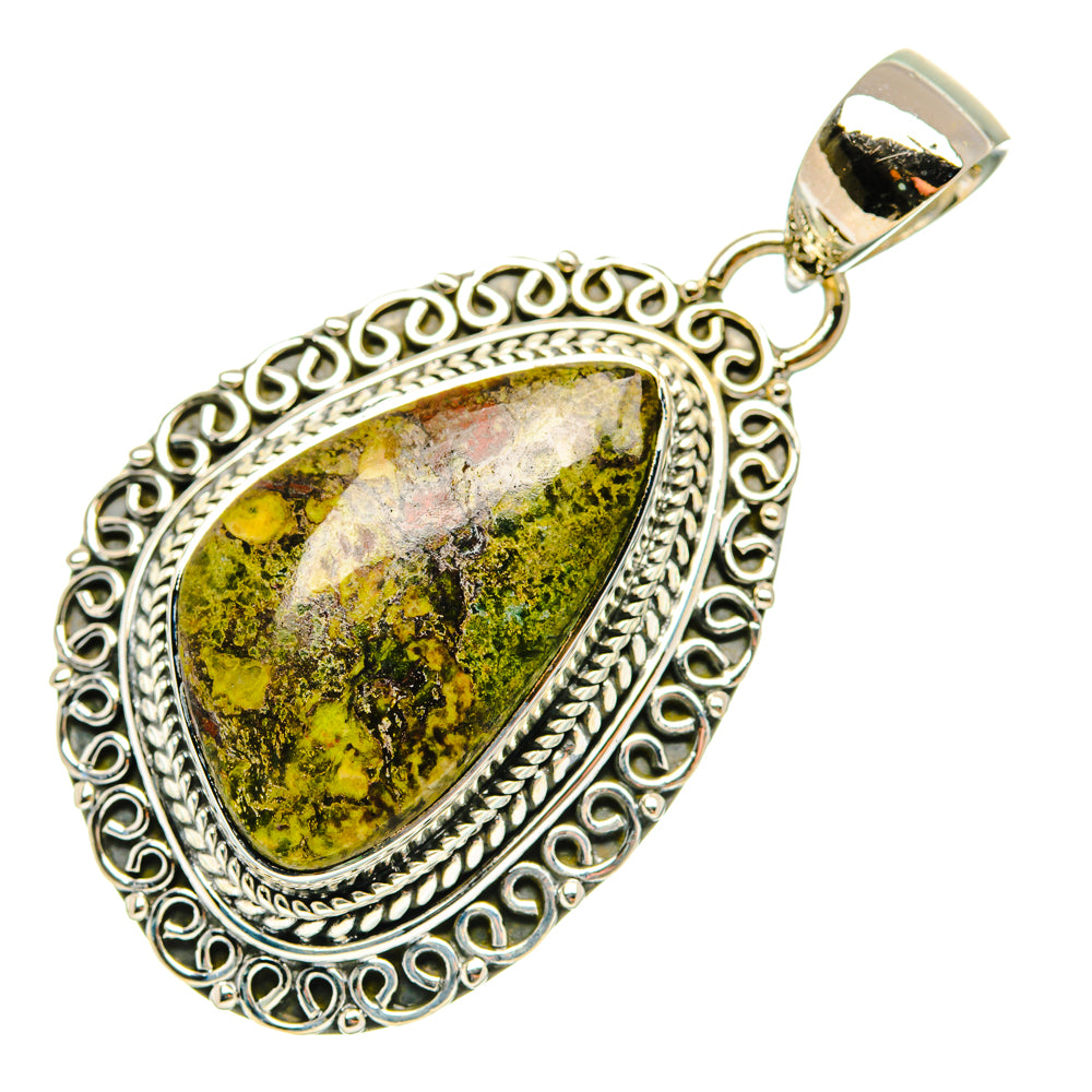 Dragon's Bloodstone Pendants handcrafted by Ana Silver Co - PD29646 - Photo 2
