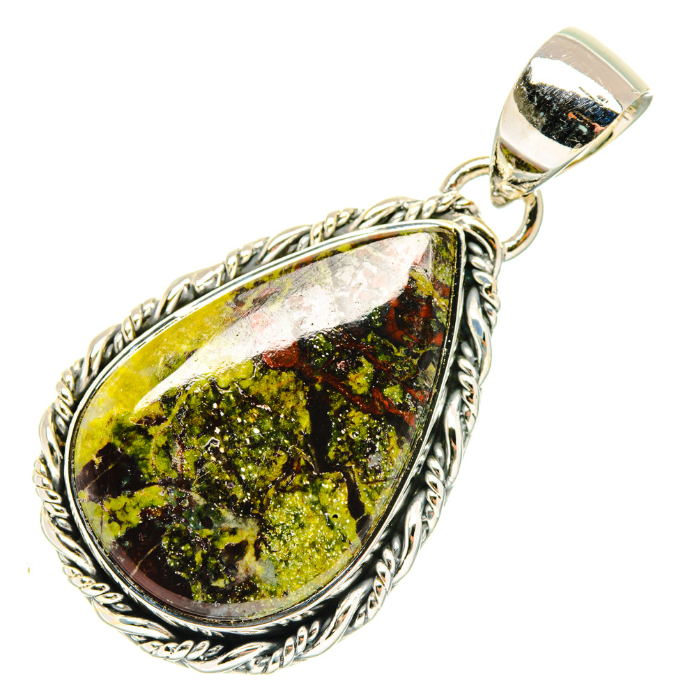 Dragon's Bloodstone Pendants handcrafted by Ana Silver Co - PD29649 - Photo 2