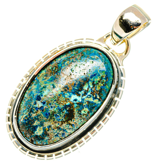 Azurite Pendants handcrafted by Ana Silver Co - PD29657 - Photo 2