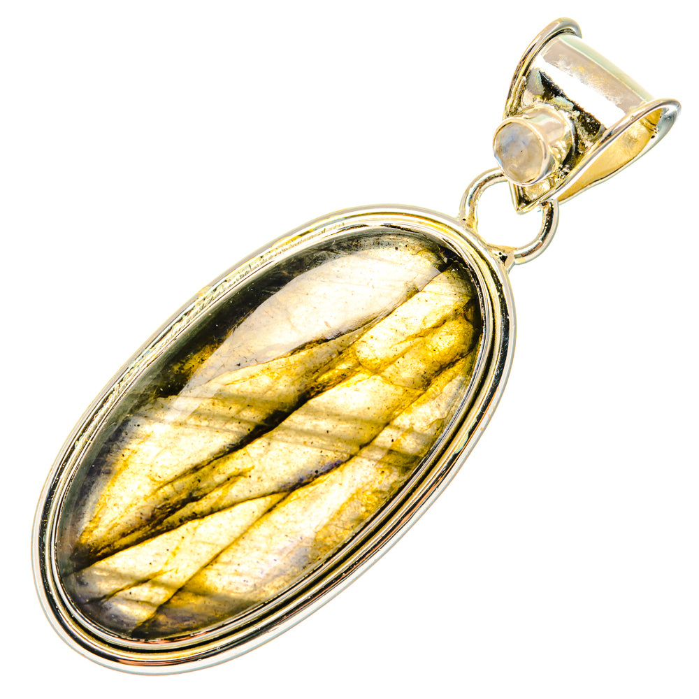 Labradorite Pendants handcrafted by Ana Silver Co - PD29672 - Photo 2