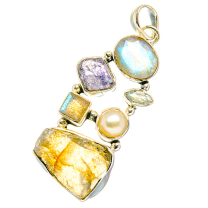 Labradorite Pendants handcrafted by Ana Silver Co - PD29675 - Photo 2