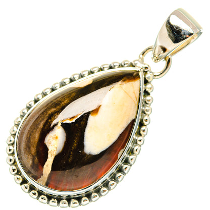 Peanut Wood Jasper Pendants handcrafted by Ana Silver Co - PD29687 - Photo 2