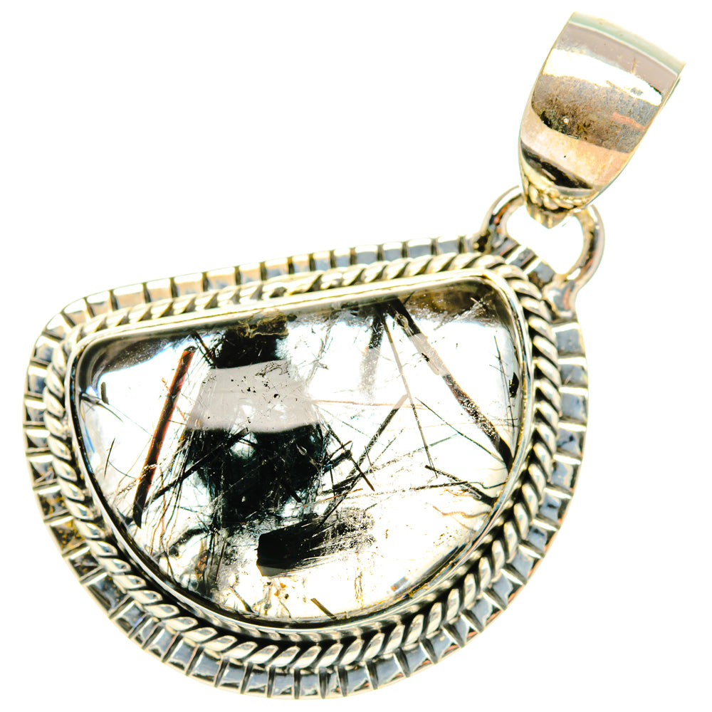 Tourmalinated Quartz Pendants handcrafted by Ana Silver Co - PD29692 - Photo 2