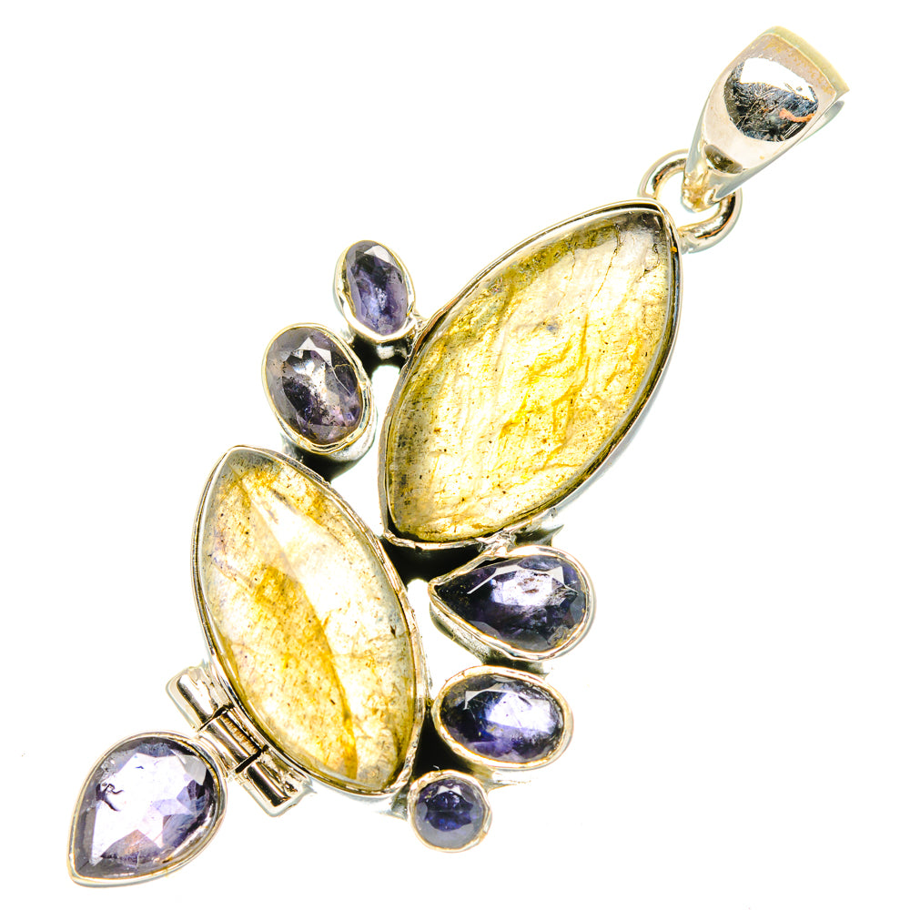 Labradorite Pendants handcrafted by Ana Silver Co - PD29696 - Photo 2