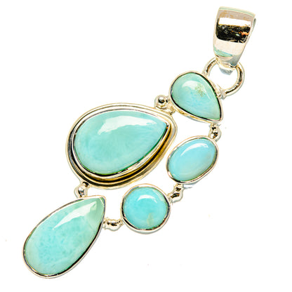 Larimar Pendants handcrafted by Ana Silver Co - PD29698 - Photo 2