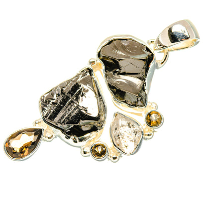 Shungite Pendants handcrafted by Ana Silver Co - PD29707 - Photo 2