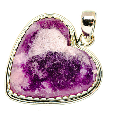 Lepidolite Pendants handcrafted by Ana Silver Co - PD29711 - Photo 2