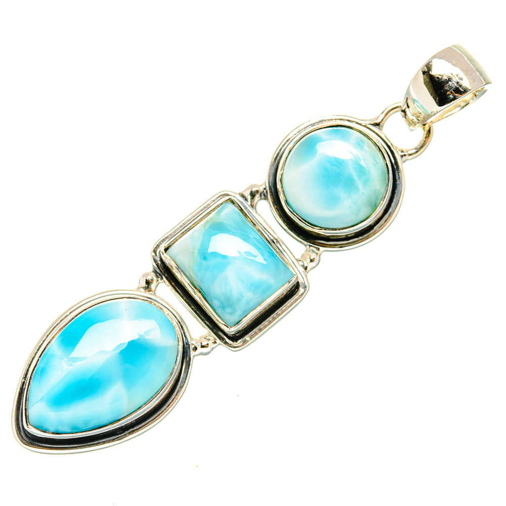 Larimar Pendants handcrafted by Ana Silver Co - PD29717 - Photo 2