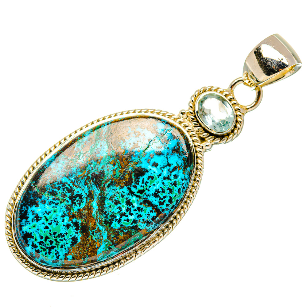 Shattuckite Pendants handcrafted by Ana Silver Co - PD29725 - Photo 2