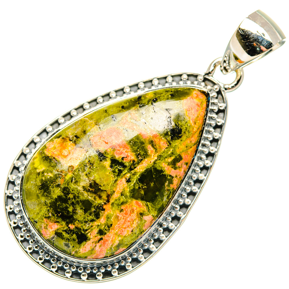 Unakite Pendants handcrafted by Ana Silver Co - PD29729 - Photo 2