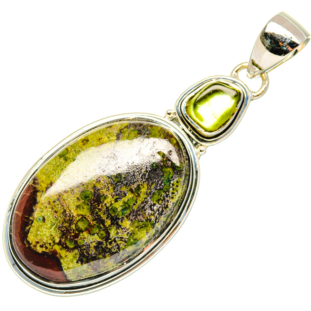 Dragon's Blood Stone Pendants handcrafted by Ana Silver Co - PD29730 - Photo 2