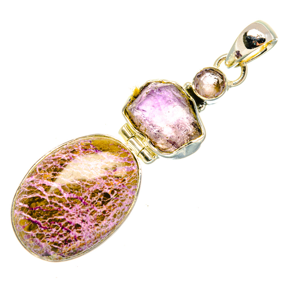 Stichtite Pendants handcrafted by Ana Silver Co - PD29740 - Photo 2