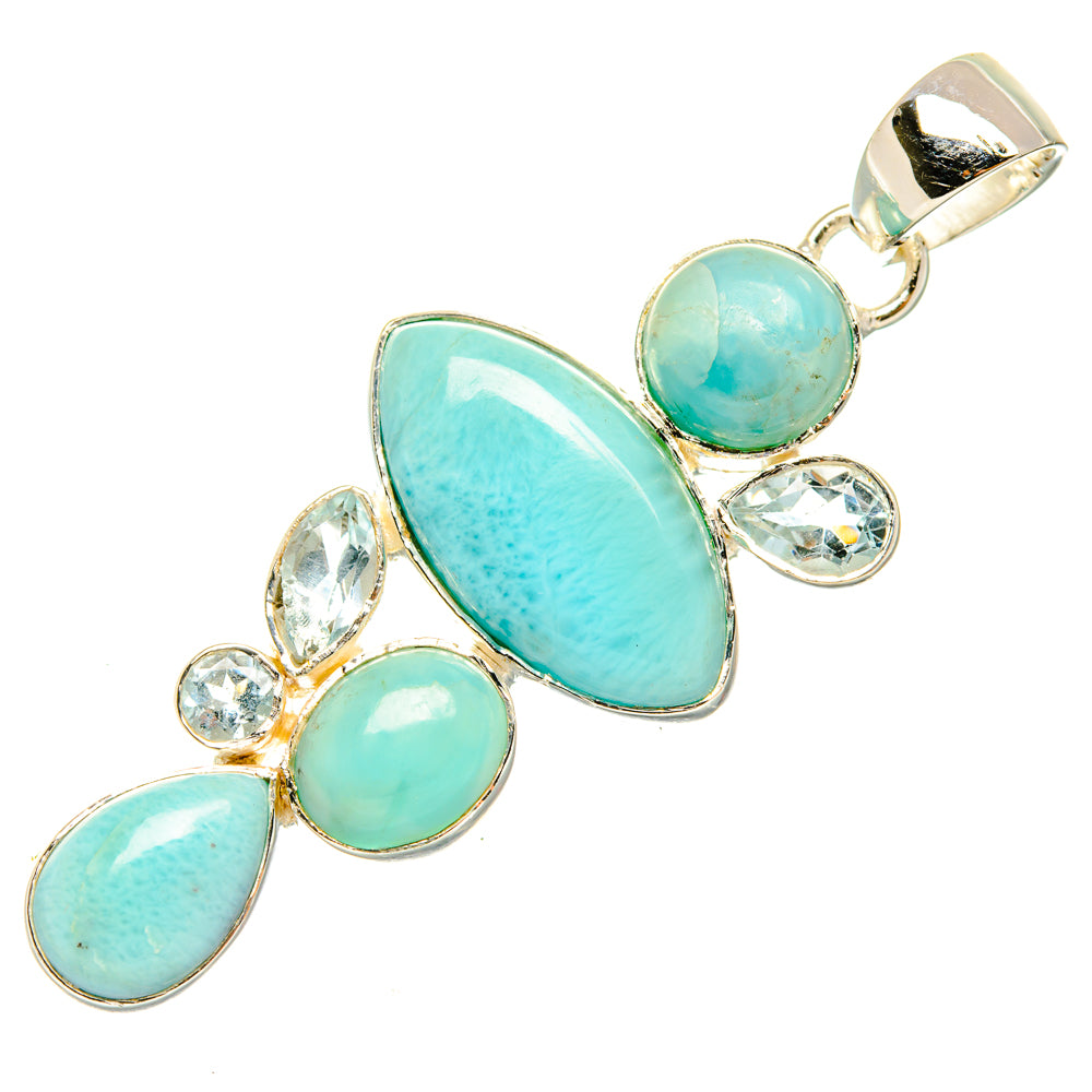 Larimar Pendants handcrafted by Ana Silver Co - PD29746 - Photo 2