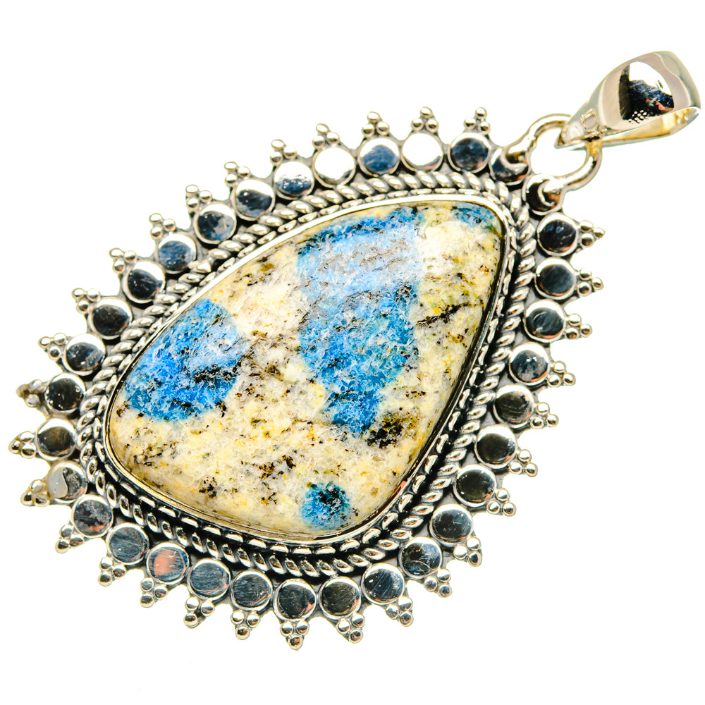 K2 Blue Azurite Pendants handcrafted by Ana Silver Co - PD29750 - Photo 2