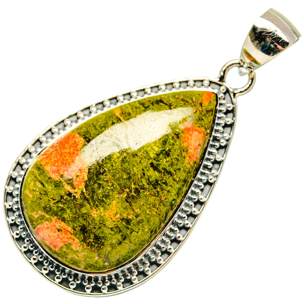 Unakite Pendants handcrafted by Ana Silver Co - PD29754 - Photo 2
