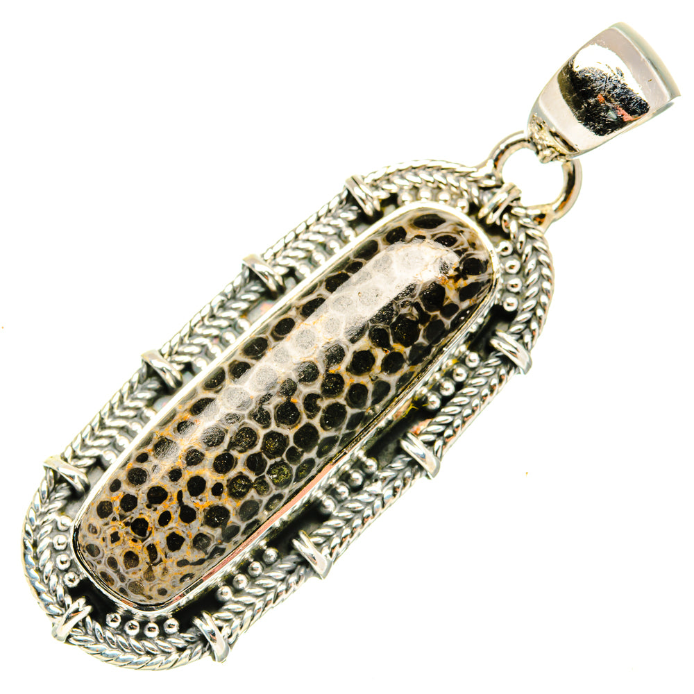 Stingray Coral Pendants handcrafted by Ana Silver Co - PD29757 - Photo 2