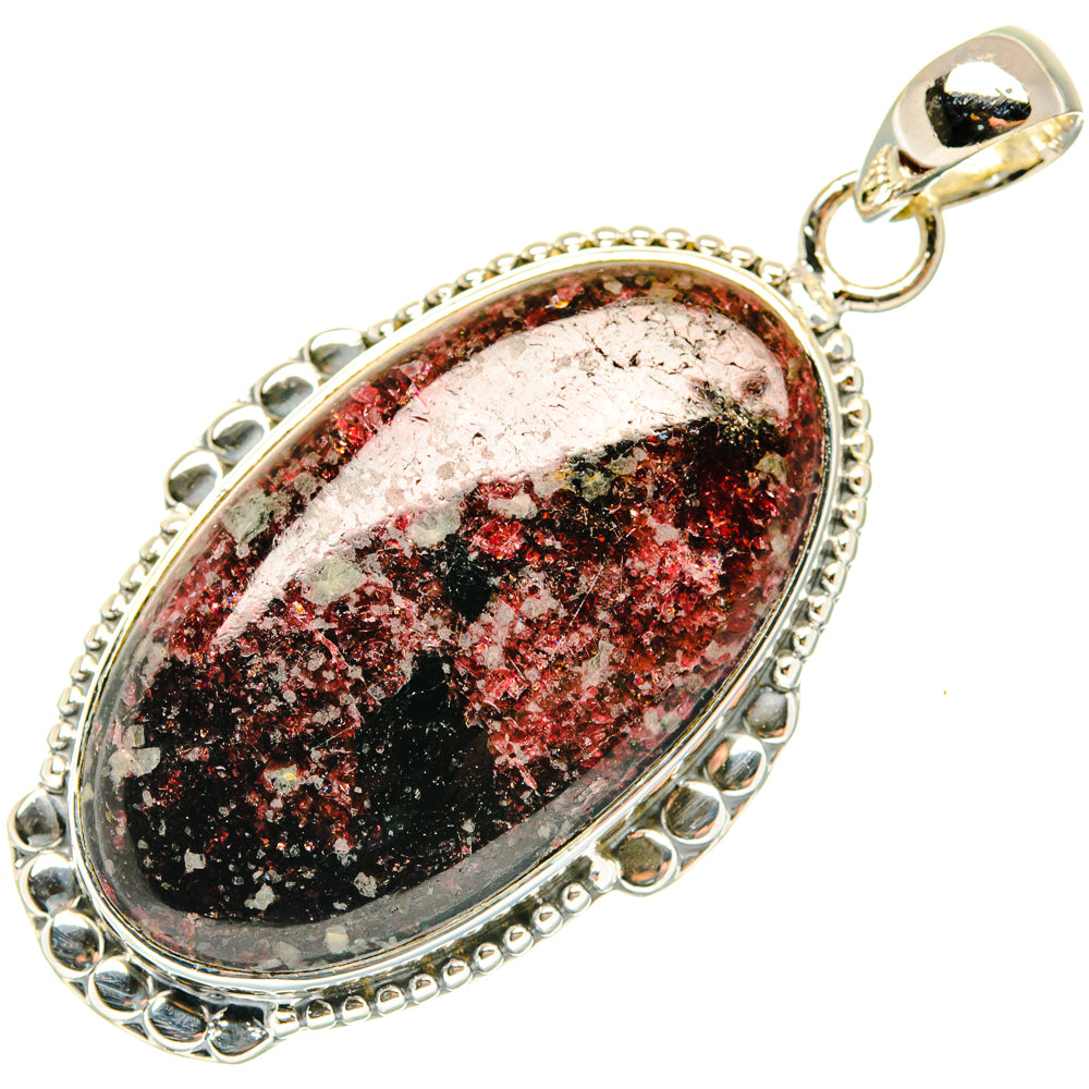 Russian Eudialyte Pendants handcrafted by Ana Silver Co - PD29777 - Photo 2