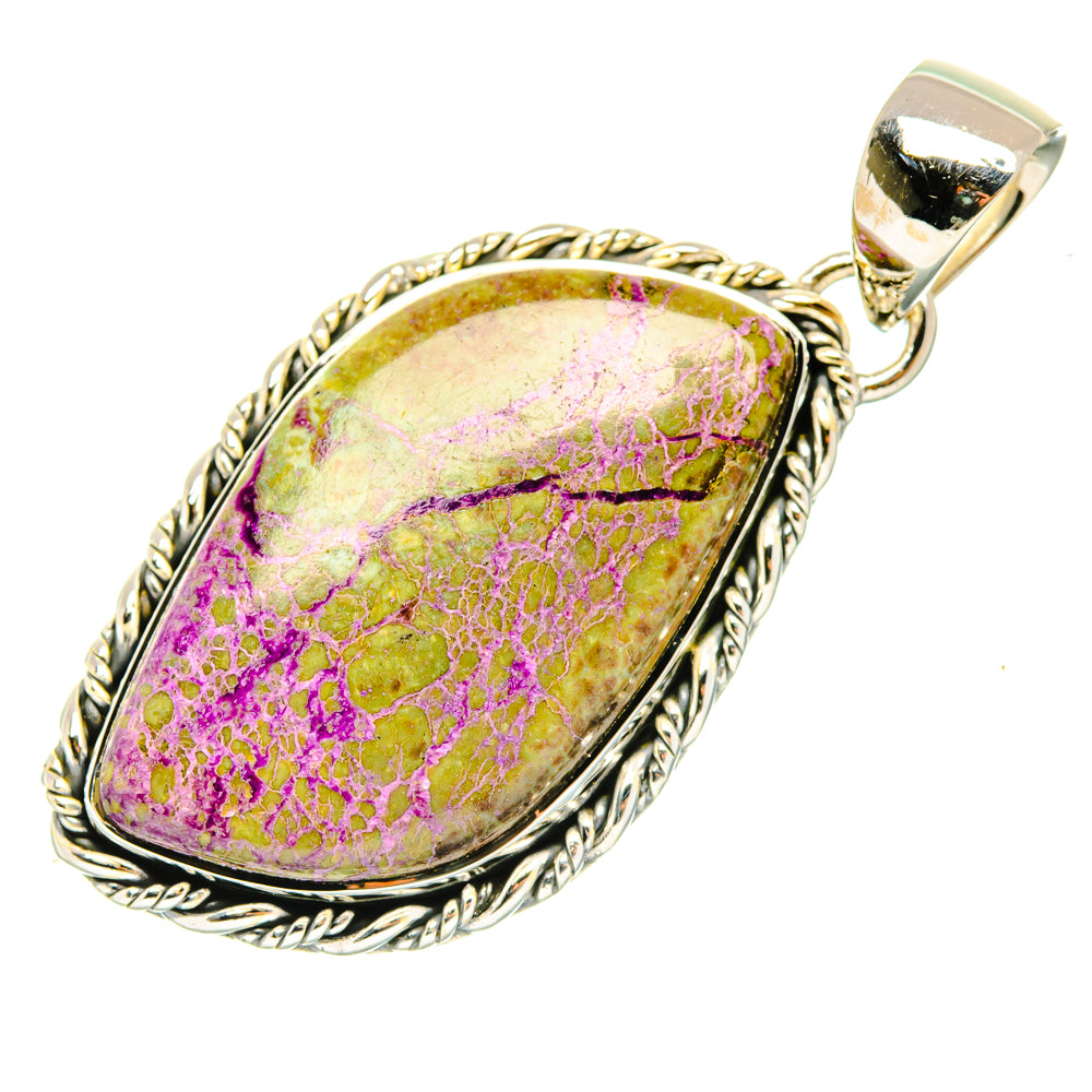 Stichtite Pendants handcrafted by Ana Silver Co - PD29779 - Photo 2
