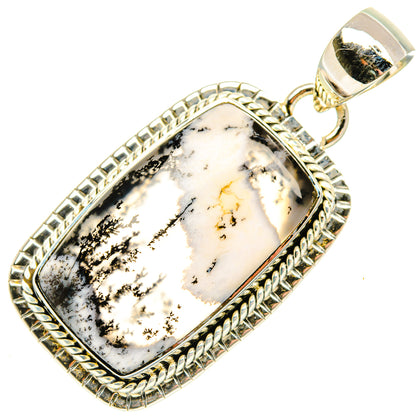 Dendritic Opal Pendants handcrafted by Ana Silver Co - PD29783 - Photo 2