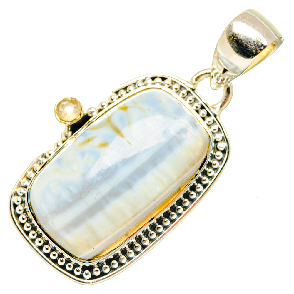 Blue Scheelite Pendants handcrafted by Ana Silver Co - PD29790 - Photo 2