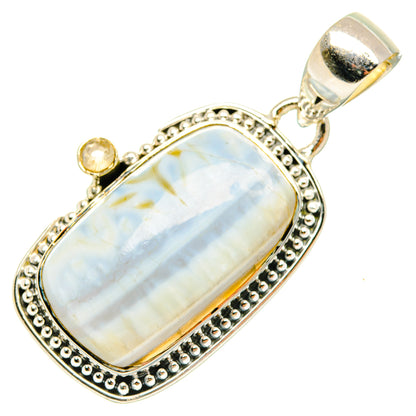 Blue Scheelite Pendants handcrafted by Ana Silver Co - PD29790 - Photo 2
