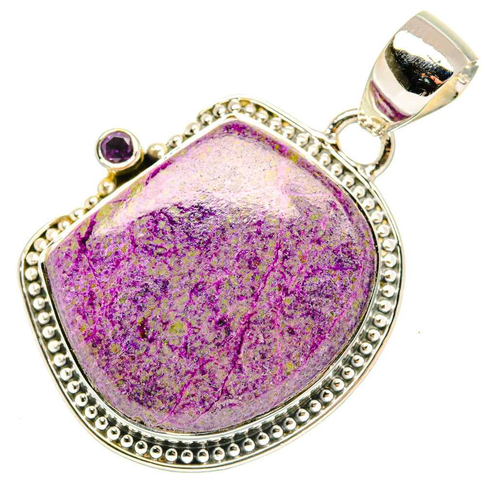 Stichtite Pendants handcrafted by Ana Silver Co - PD29792 - Photo 2