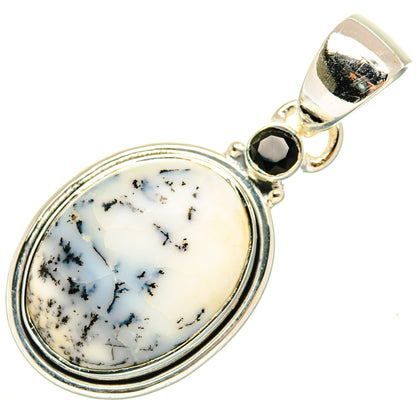 Dendritic Opal Pendants handcrafted by Ana Silver Co - PD29805 - Photo 2
