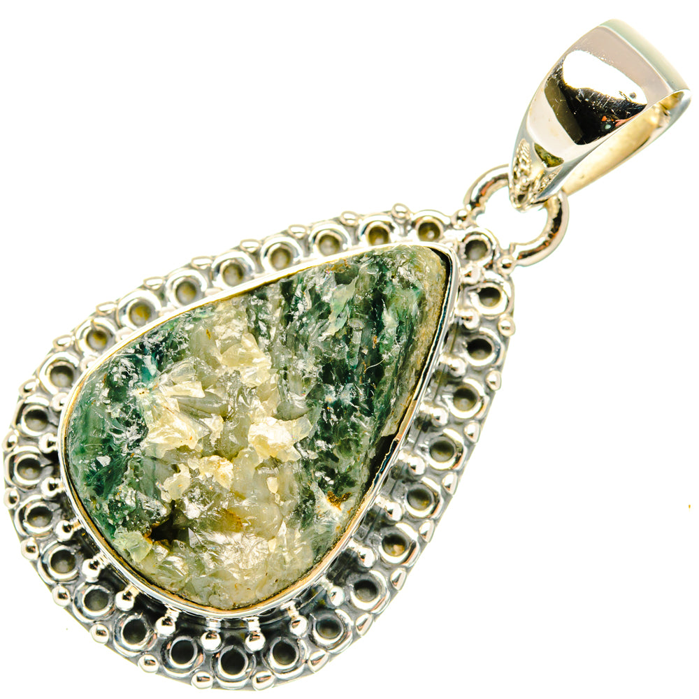 Green Kyanite Pendants handcrafted by Ana Silver Co - PD29808 - Photo 2
