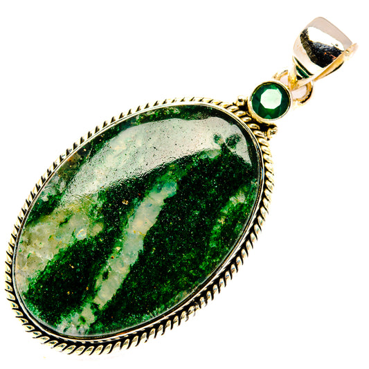 Green Aventurine Pendants handcrafted by Ana Silver Co - PD29830 - Photo 2