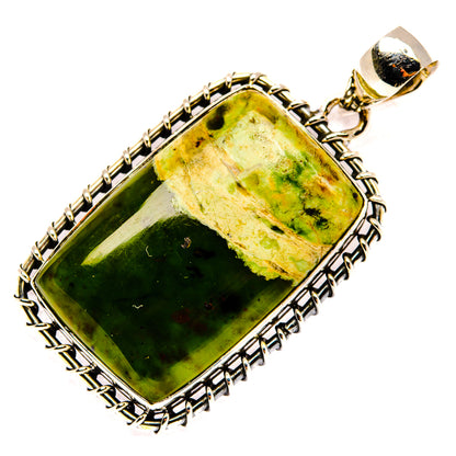 Australian Green Opal Pendants handcrafted by Ana Silver Co - PD29836 - Photo 2