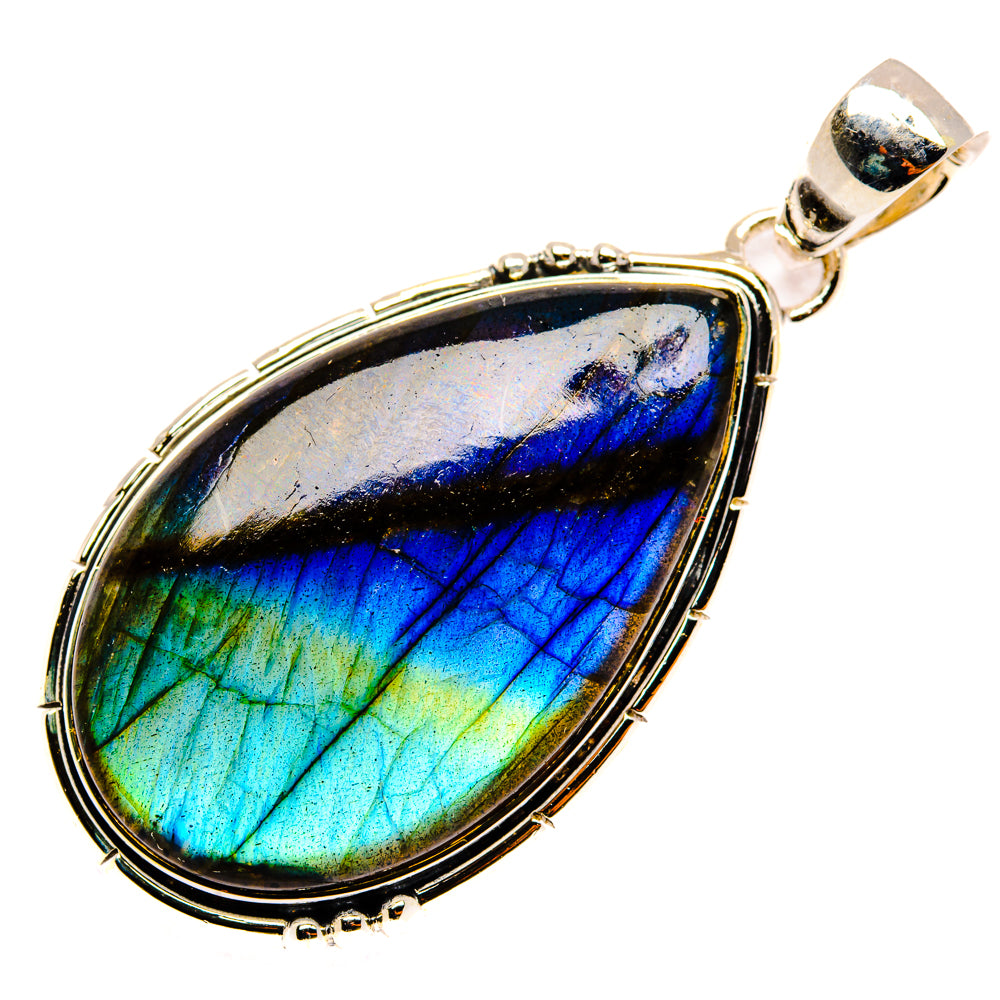 Labradorite Pendants handcrafted by Ana Silver Co - PD29838 - Photo 2