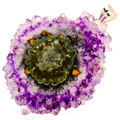 Amethyst Solar Quartz Pendants handcrafted by Ana Silver Co - PD29840 - Photo 2