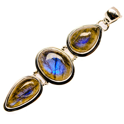 Labradorite Pendants handcrafted by Ana Silver Co - PD29845 - Photo 2
