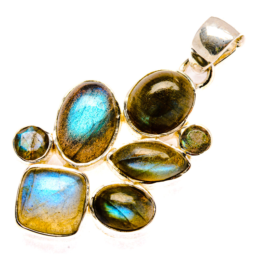 Labradorite Pendants handcrafted by Ana Silver Co - PD29848 - Photo 2