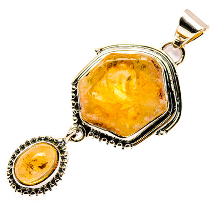 Citrine Pendants handcrafted by Ana Silver Co - PD29858 - Photo 2