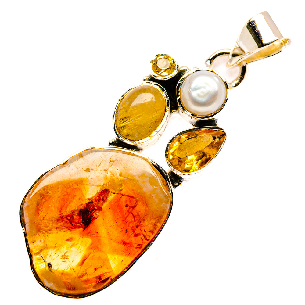 Citrine Pendants handcrafted by Ana Silver Co - PD29860 - Photo 2