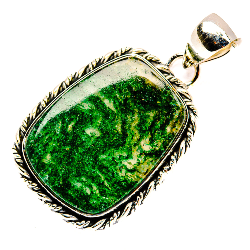 Green Aventurine Pendants handcrafted by Ana Silver Co - PD29875 - Photo 2
