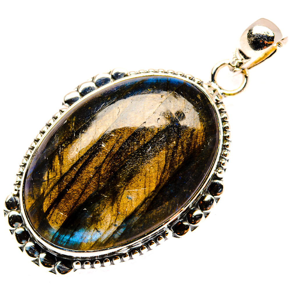 Labradorite Pendants handcrafted by Ana Silver Co - PD29884 - Photo 2