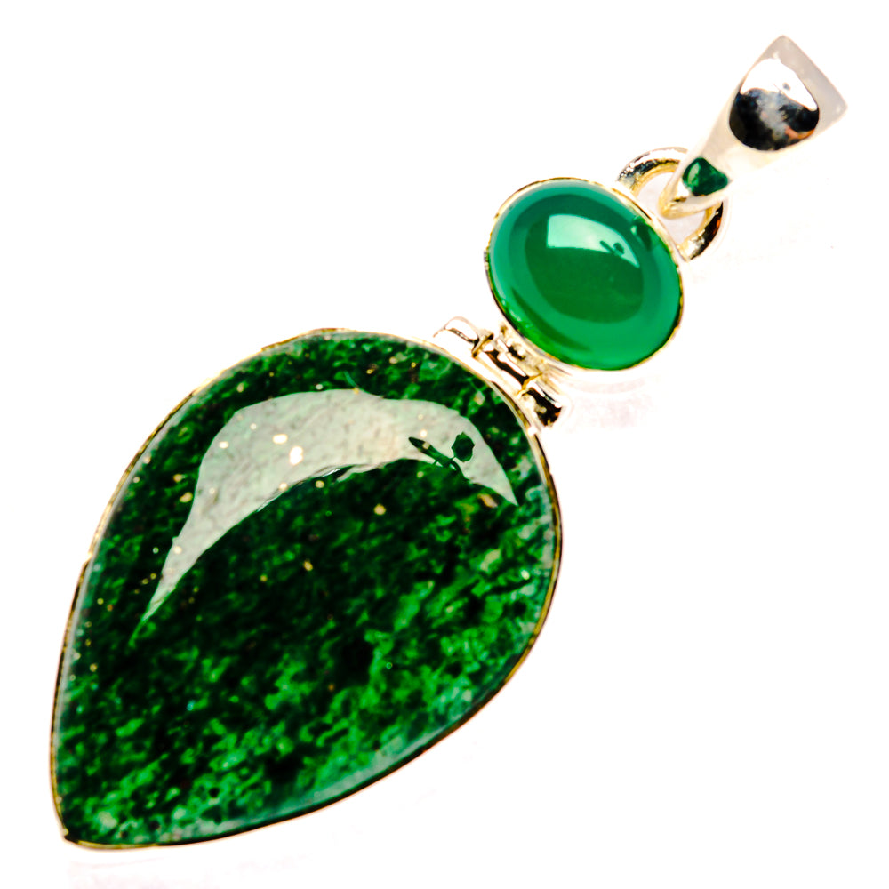 Green Aventurine Pendants handcrafted by Ana Silver Co - PD29892 - Photo 2